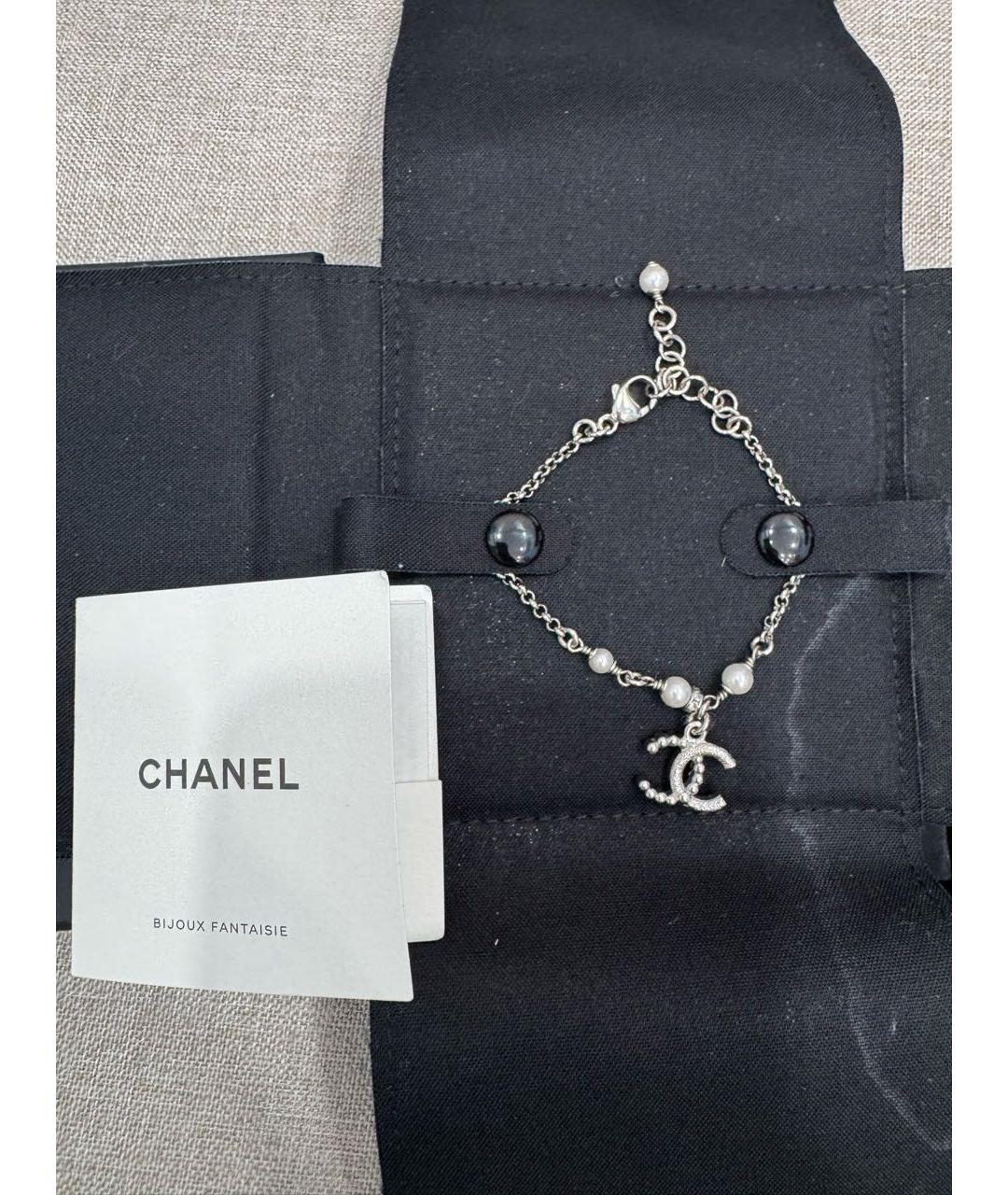 CHANEL Серебряный браслет, фото 7