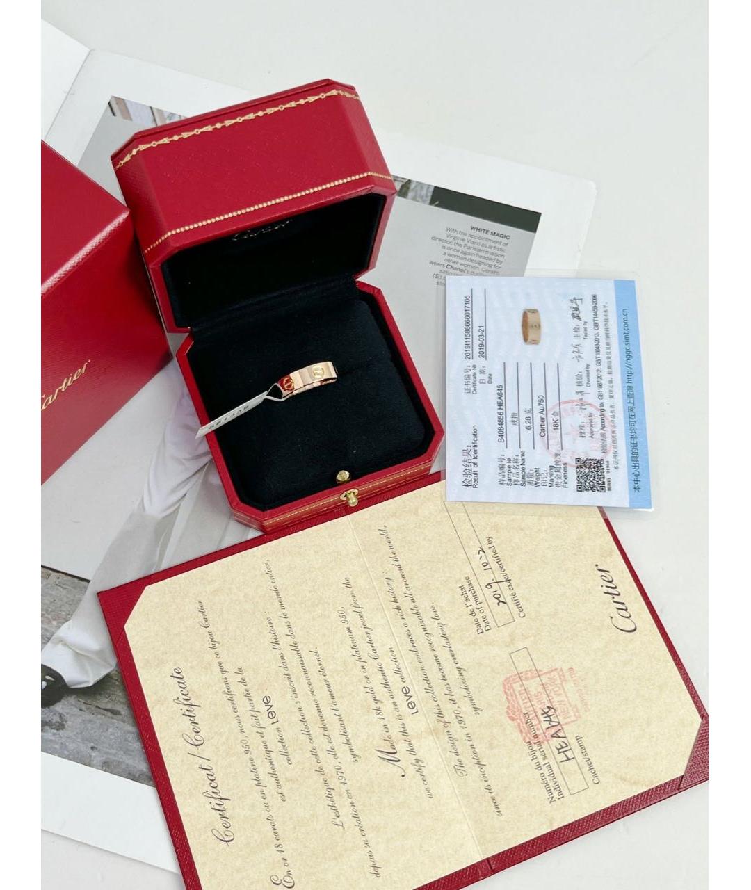 CARTIER Золотое кольцо из розового золота, фото 3
