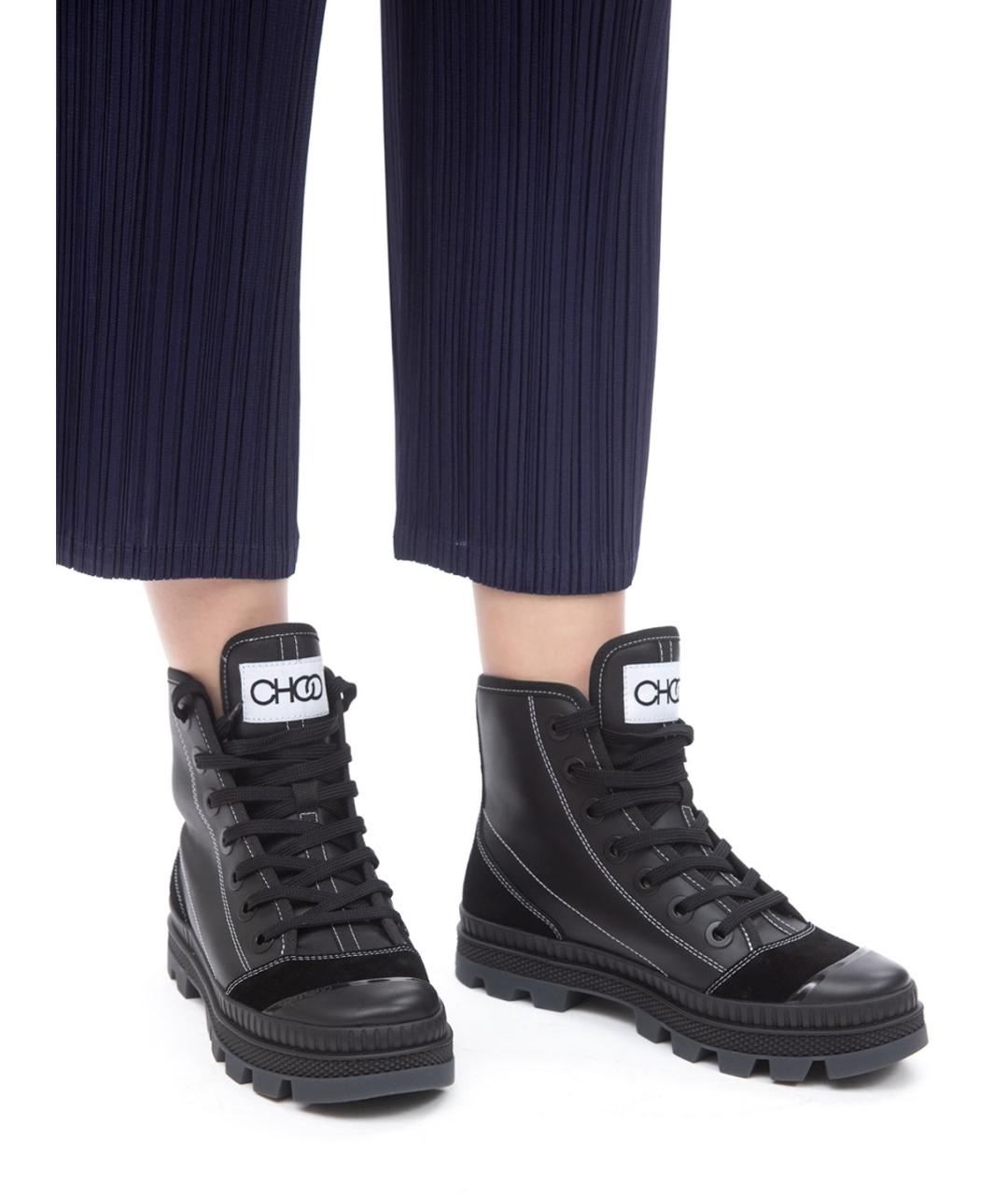 JIMMY CHOO Черные ботинки, фото 5