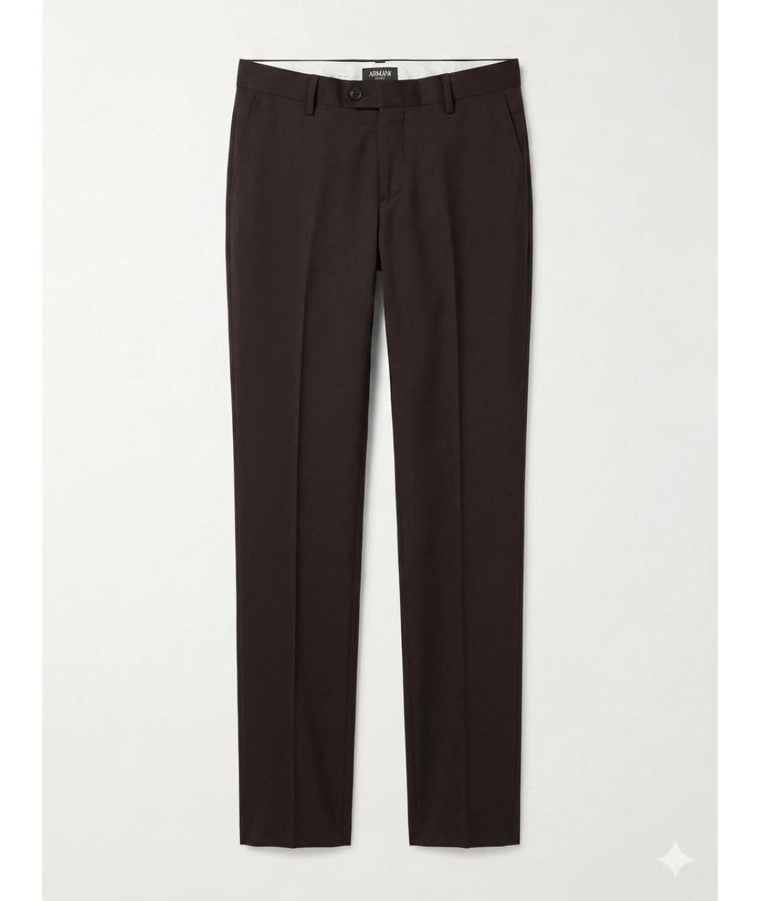 ARMANI JUNIOR Черные шерстяные брюки и шорты, фото 8