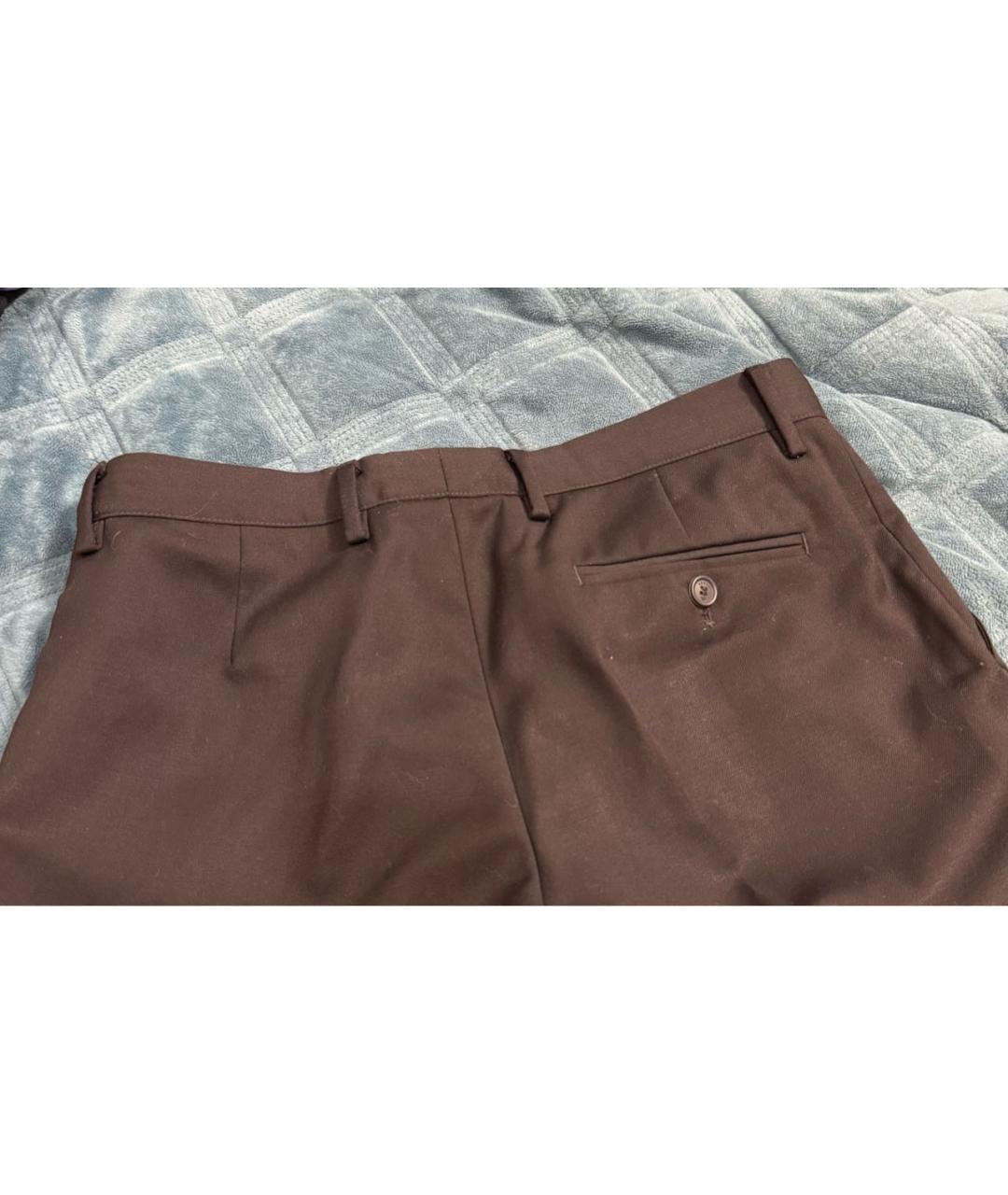 ARMANI JUNIOR Черные шерстяные брюки и шорты, фото 5