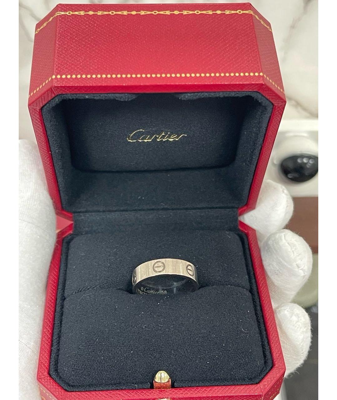 CARTIER Серебряное кольцо из белого золота, фото 3