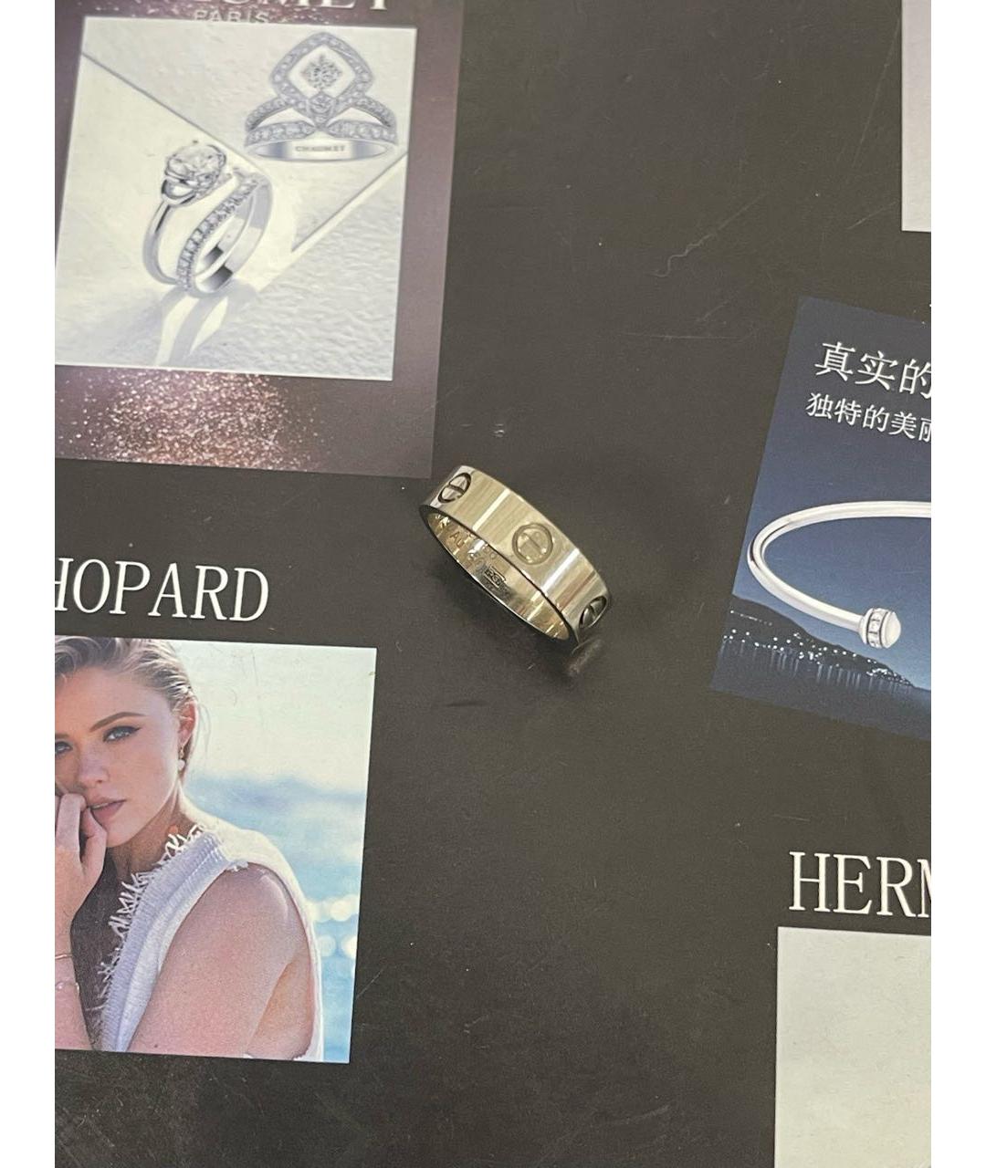 CARTIER Серебряное кольцо из белого золота, фото 5