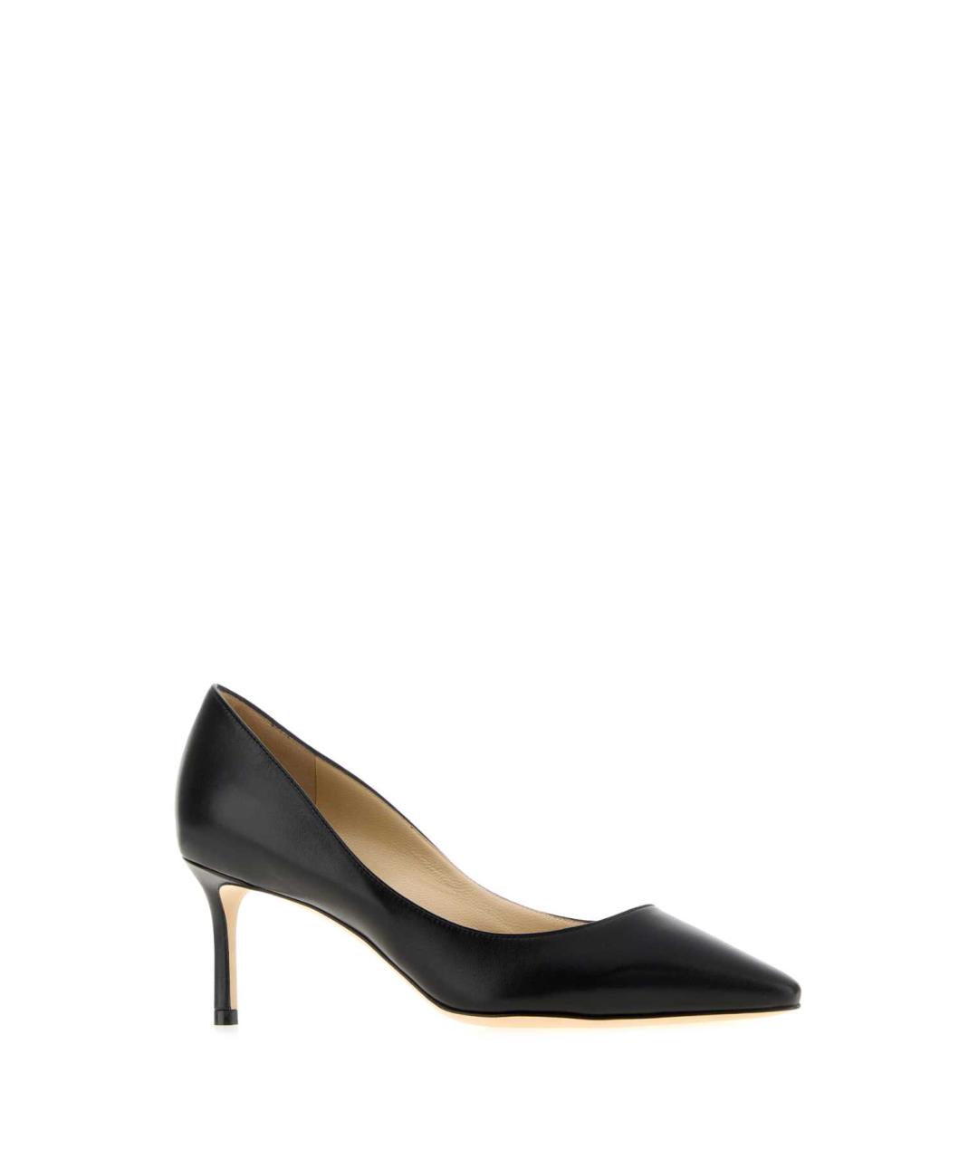 JIMMY CHOO Черные кожаные туфли, фото 2
