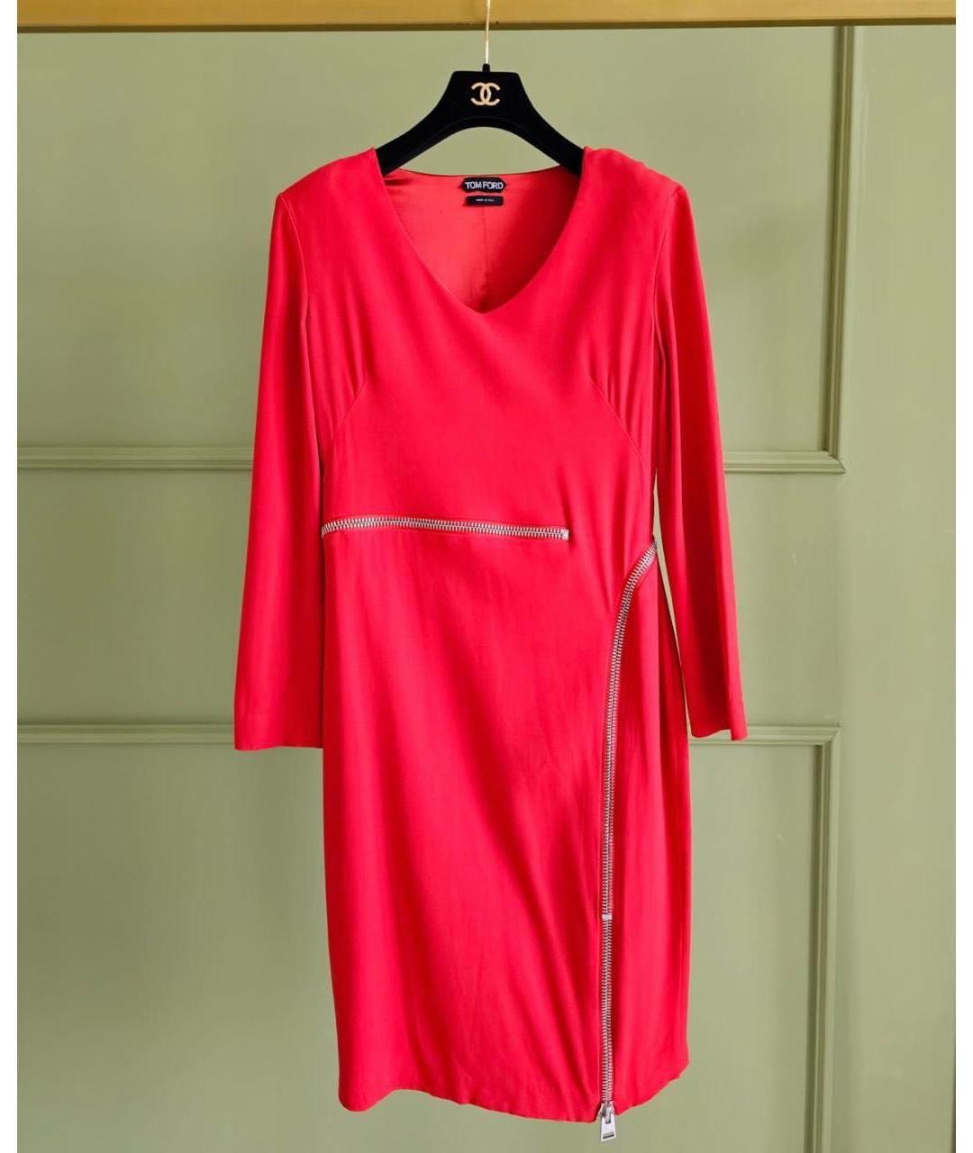 TOM FORD Красное платье, фото 9