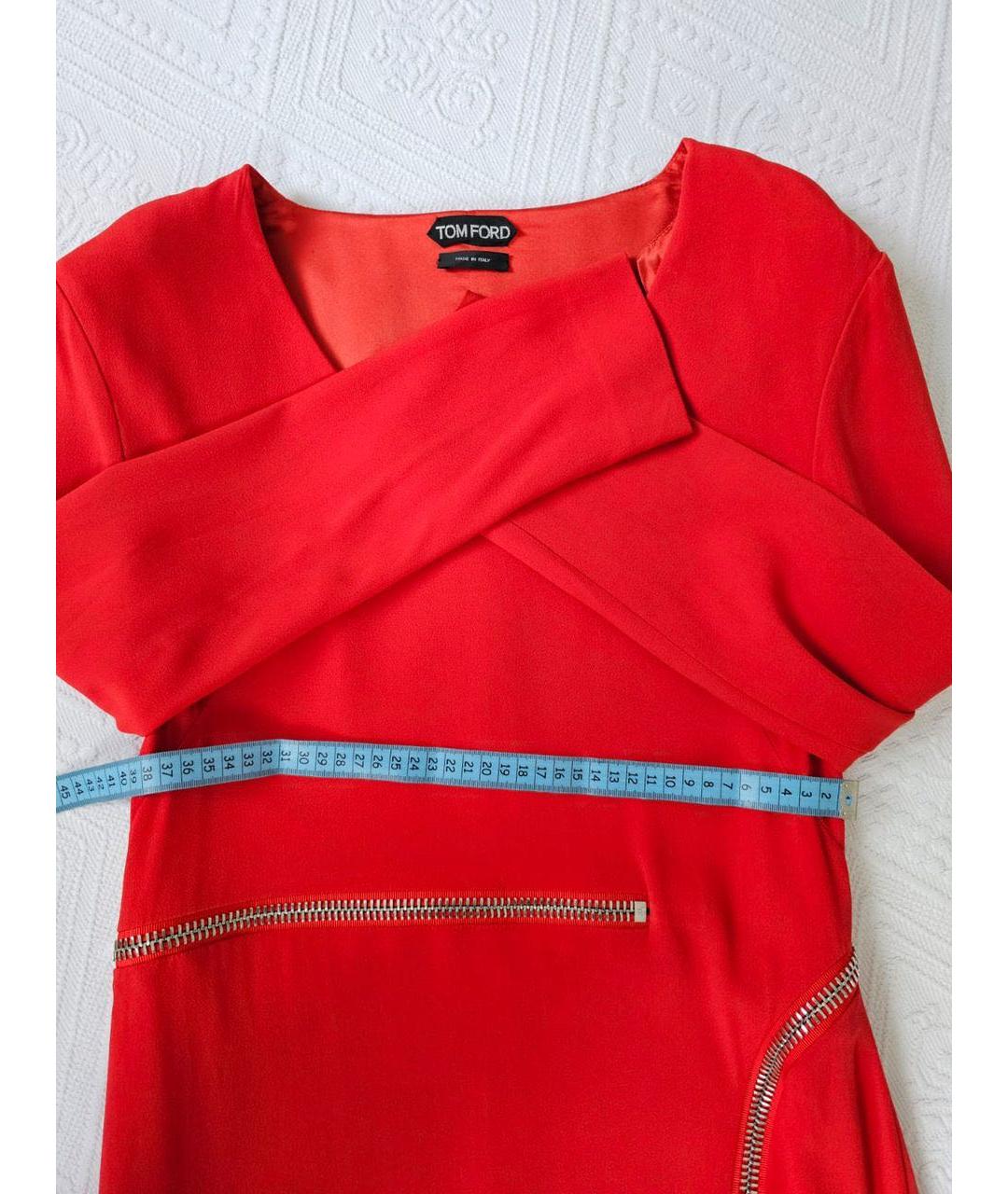 TOM FORD Красное платье, фото 4