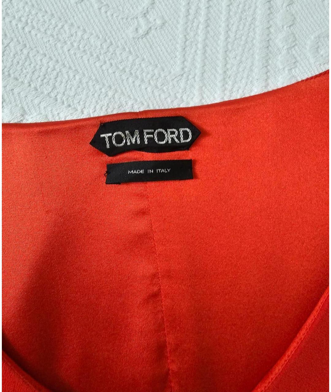 TOM FORD Красное платье, фото 3