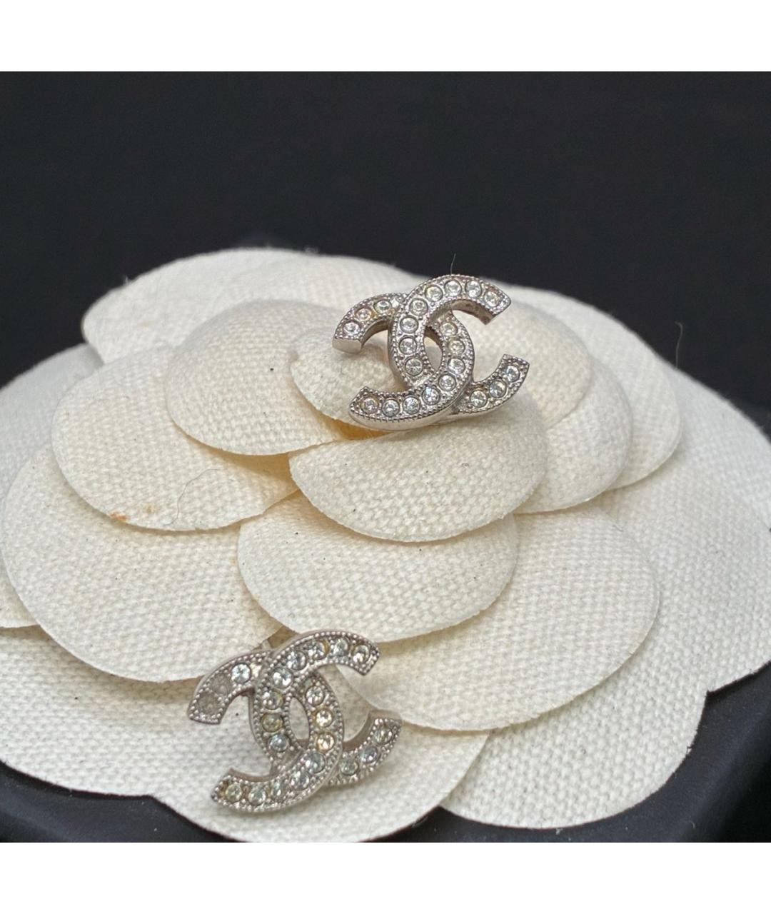 CHANEL Серебряные серьги, фото 5