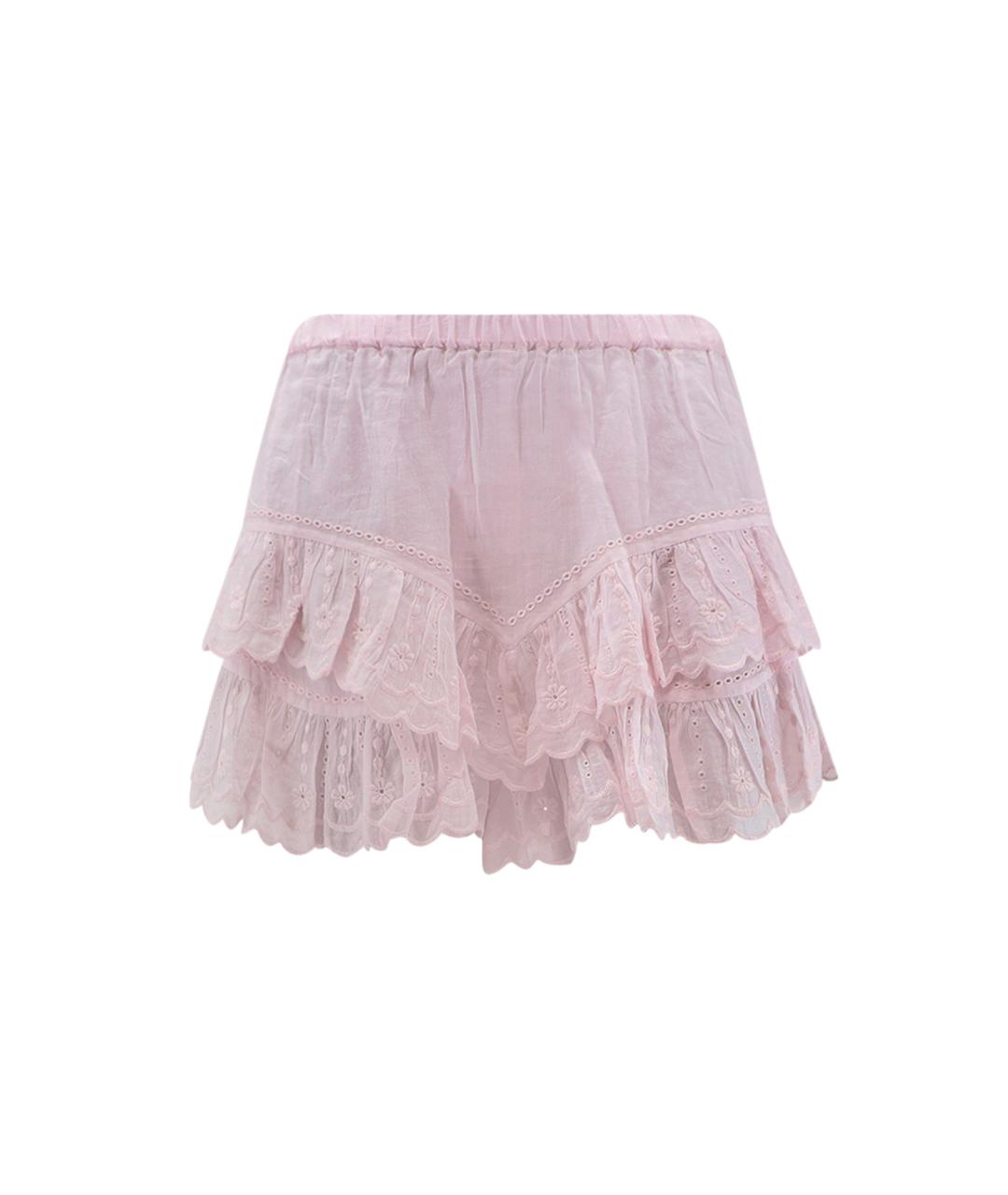 ISABEL MARANT ETOILE Розовые хлопковые шорты, фото 1