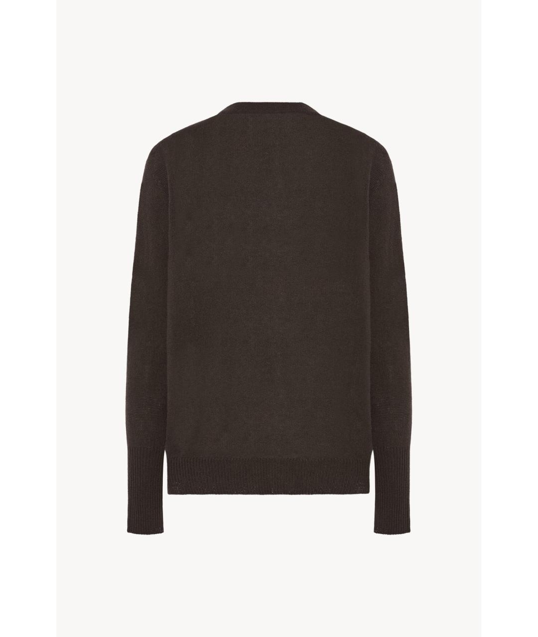 THE ROW Коричневый кашемировый джемпер / свитер, фото 2