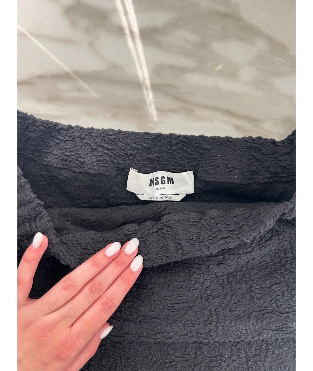 MSGM Черное вечернее платье, фото 3