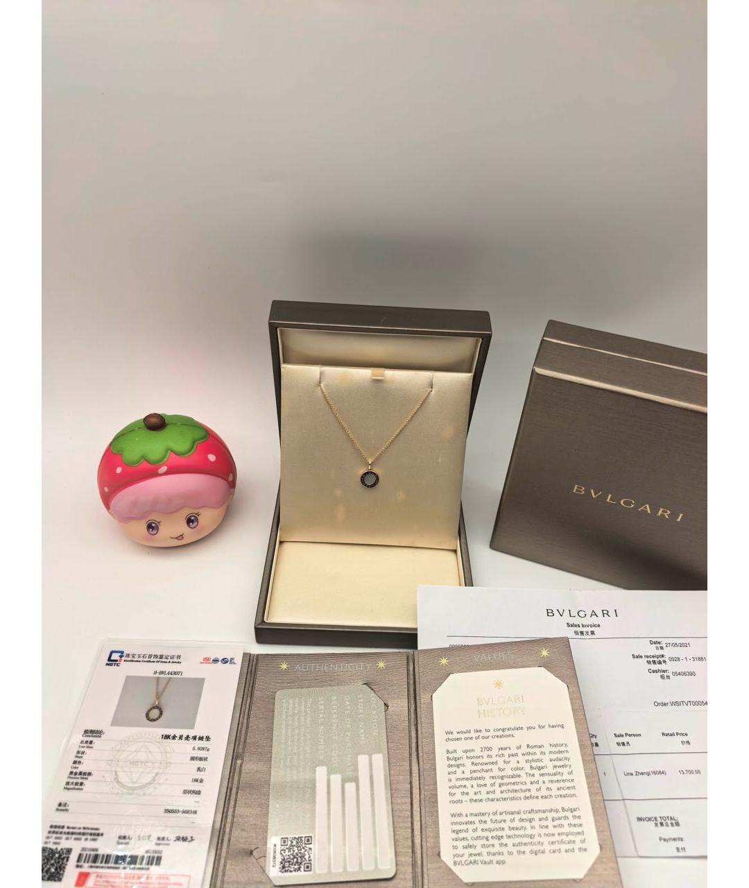 BVLGARI Золотое колье из розового золота, фото 2