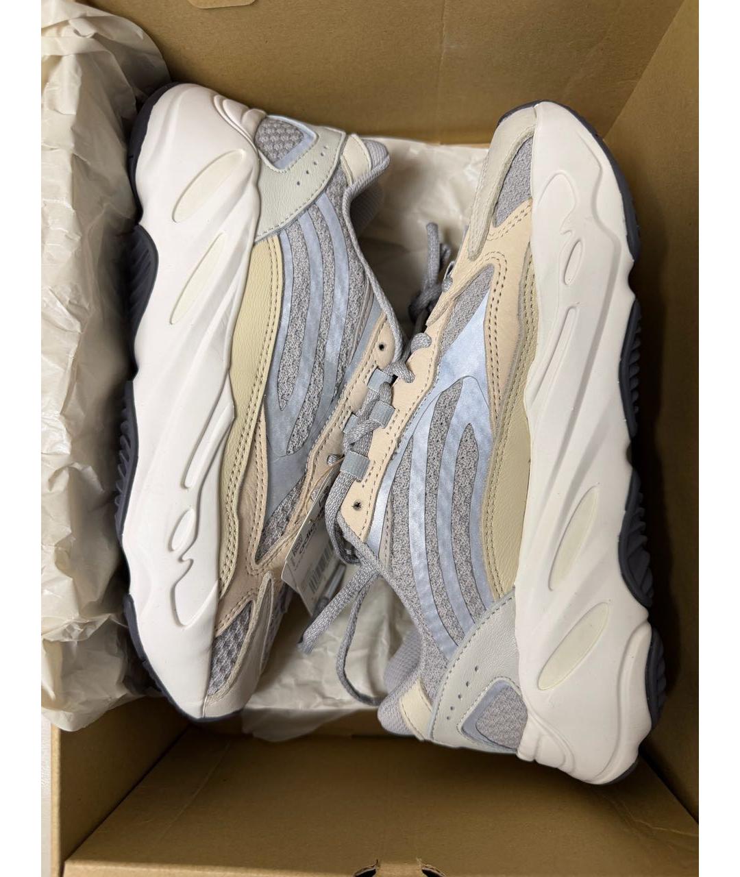 ADIDAS YEEZY Бежевые кроссовки, фото 4