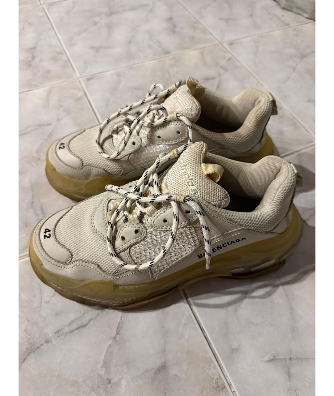 BALENCIAGA Белые кроссовки, фото 6