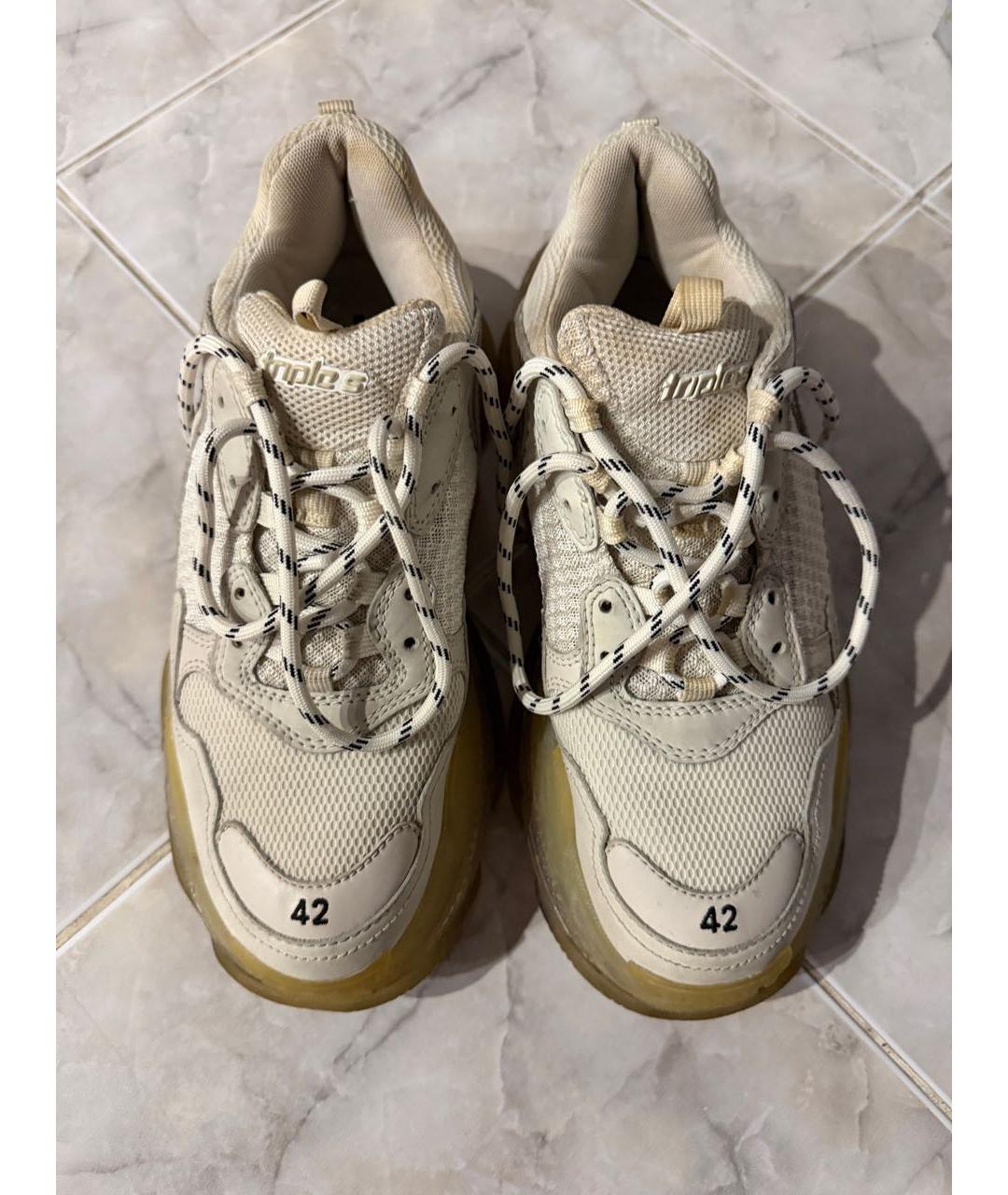 BALENCIAGA Белые кроссовки, фото 2