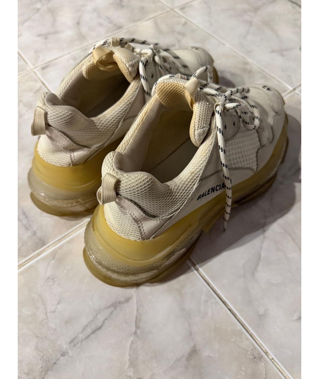 BALENCIAGA Белые кроссовки, фото 3