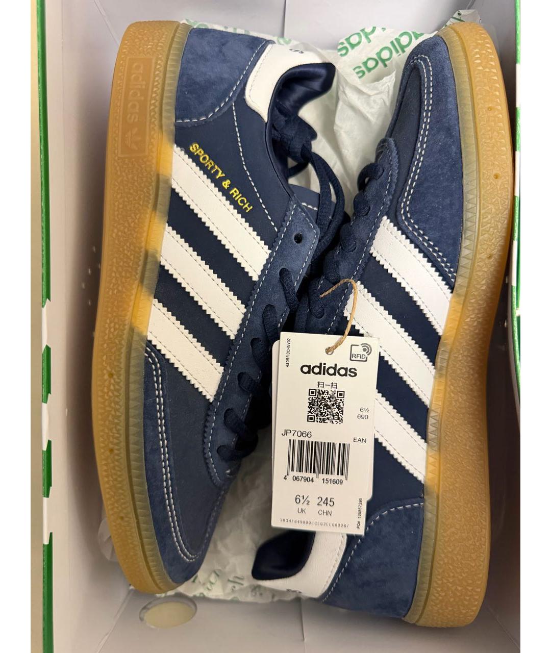 ADIDAS Темно-синие кроссовки, фото 4