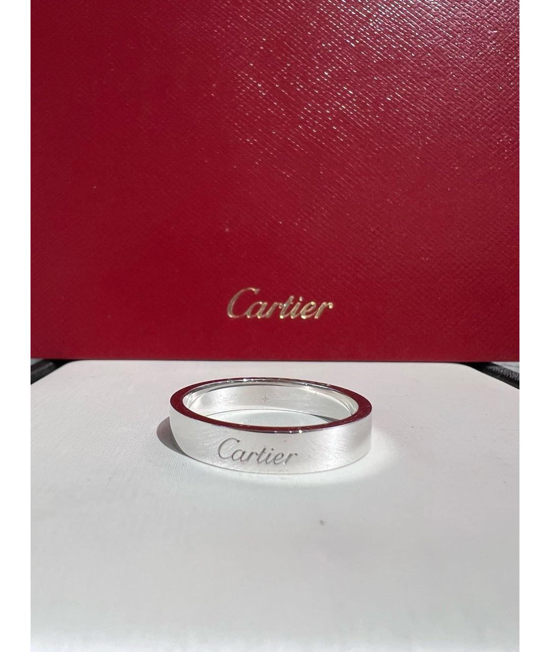 CARTIER Серебряное платиновое кольцо, фото 7
