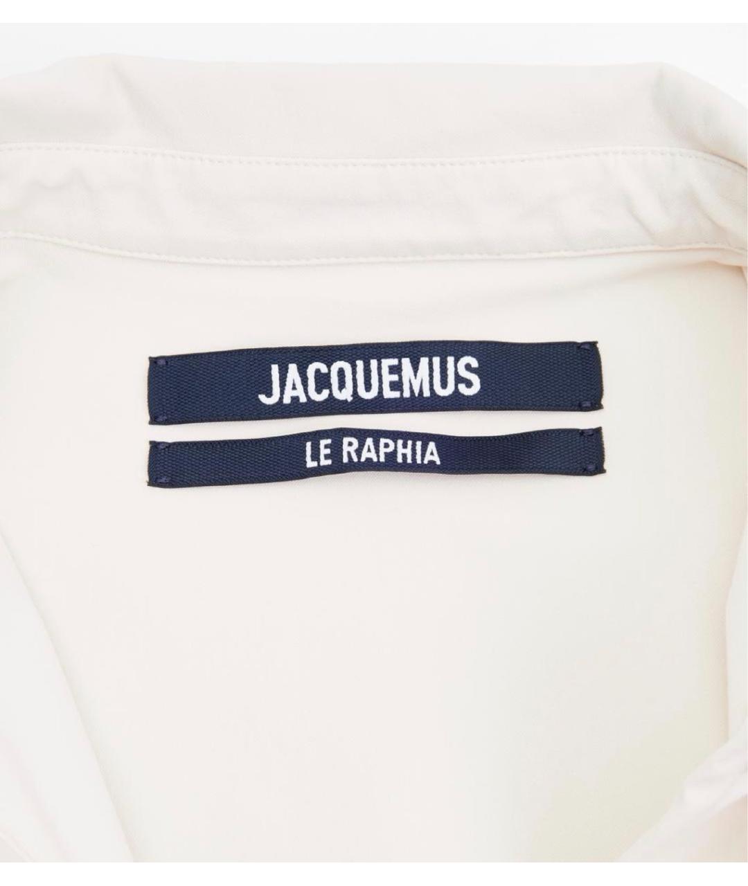 JACQUEMUS Бежевое повседневное платье, фото 3