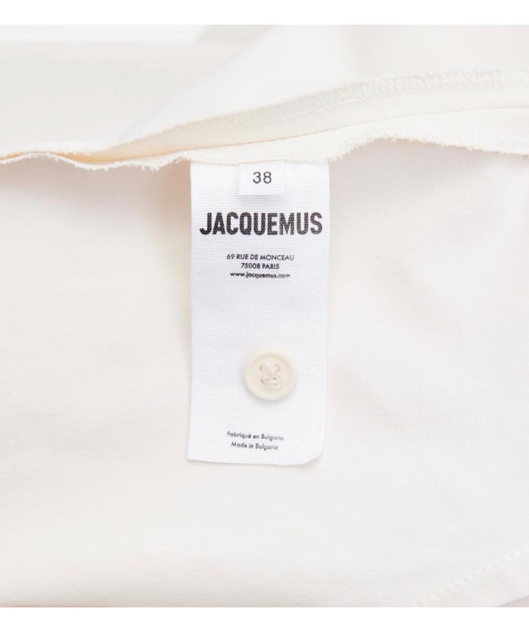 JACQUEMUS Бежевое повседневное платье, фото 4