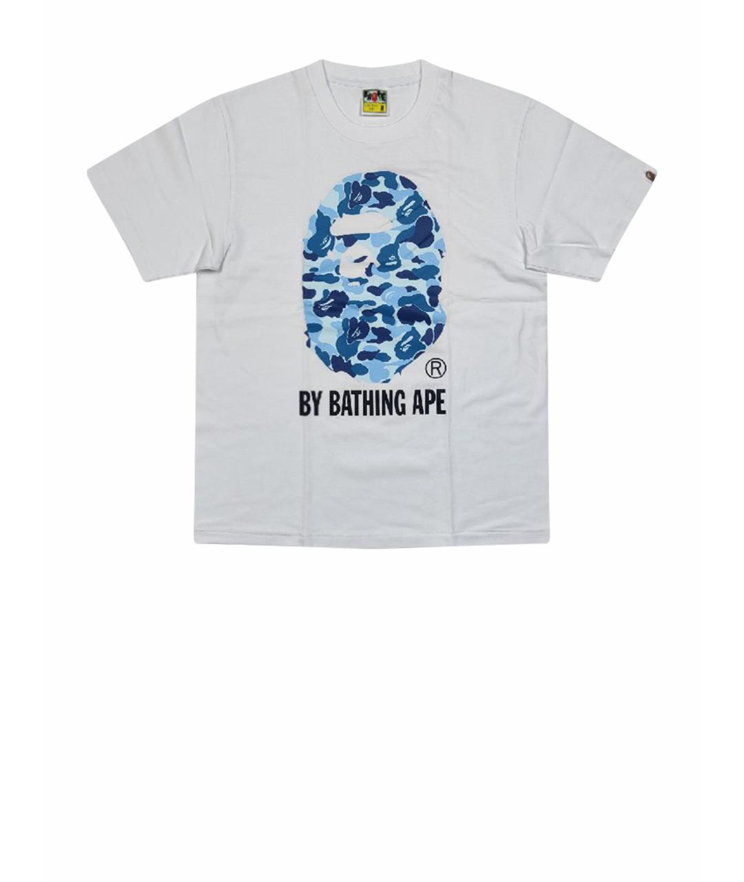 A BATHING APE Белая хлопковая футболка, фото 1