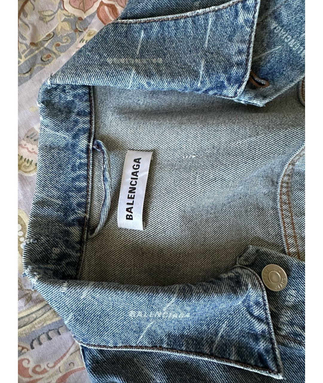 BALENCIAGA Синяя куртка, фото 6