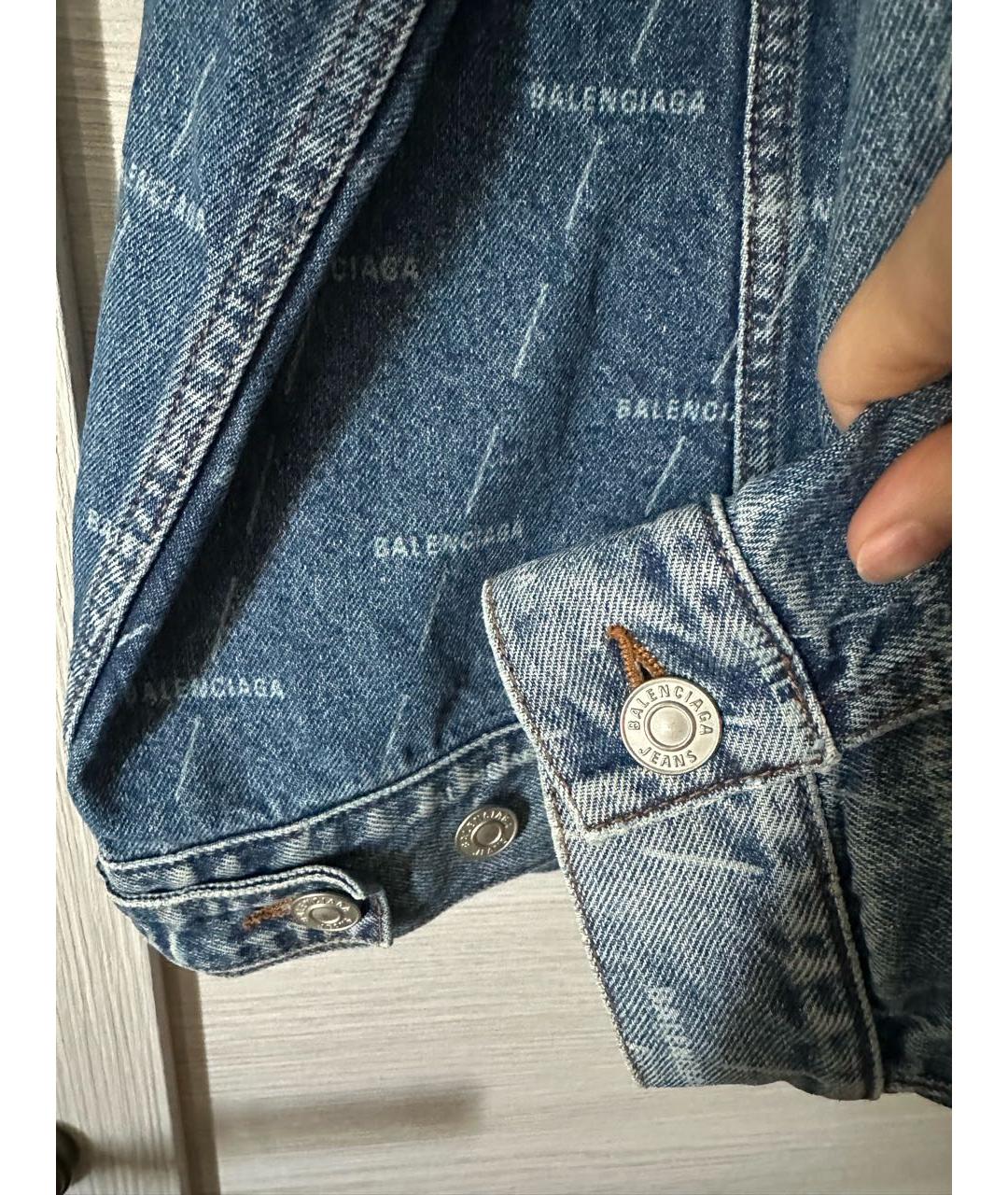 BALENCIAGA Синяя куртка, фото 4
