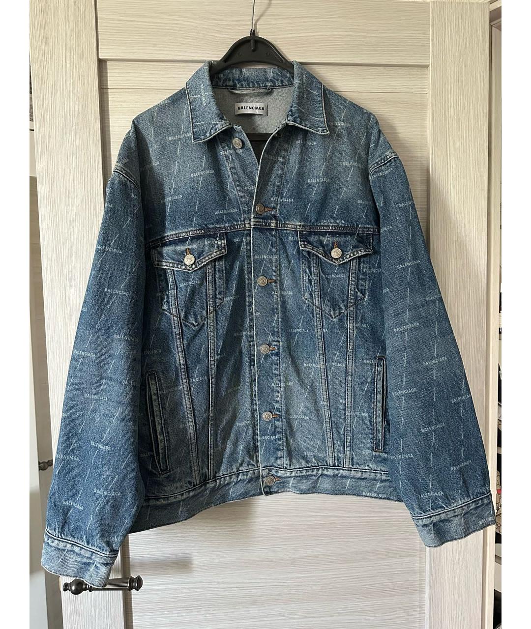 BALENCIAGA Синяя куртка, фото 2