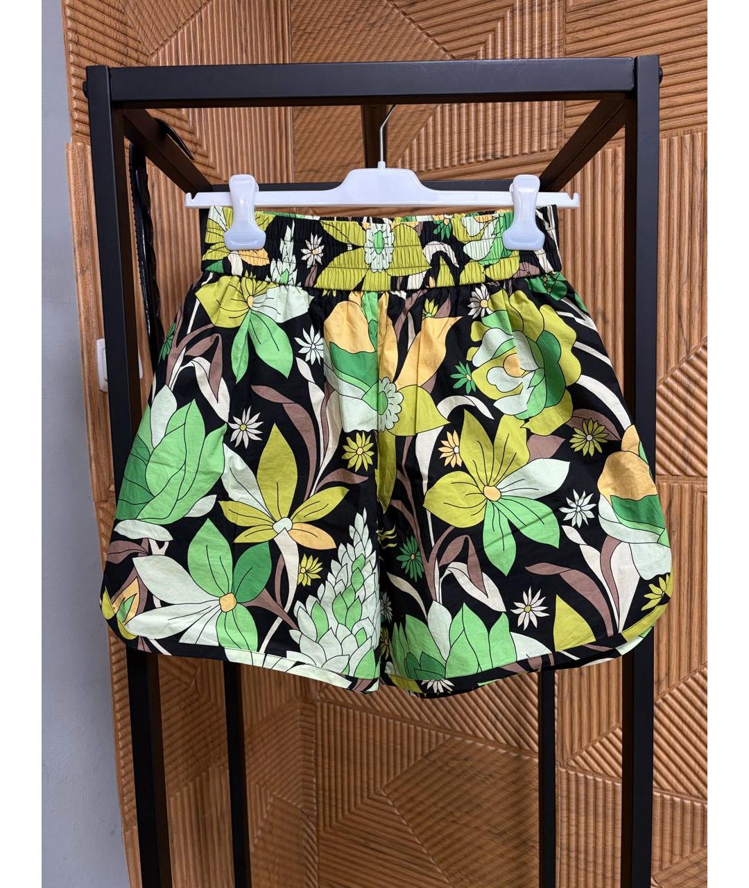 FENDI Мульти хлопковые шорты, фото 6