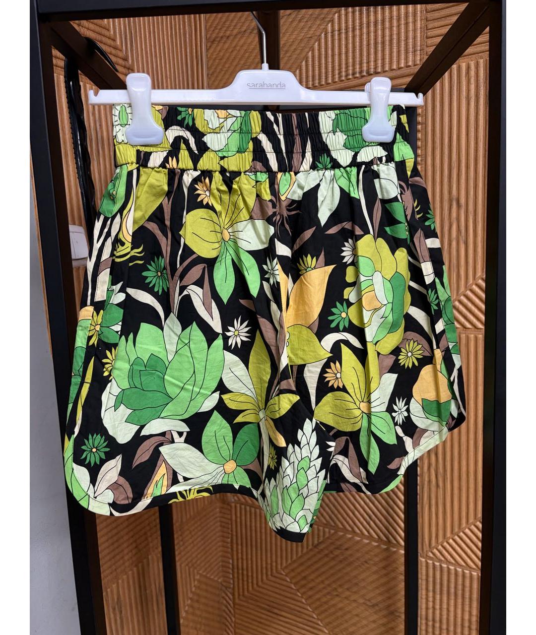 FENDI Мульти хлопковые шорты, фото 2