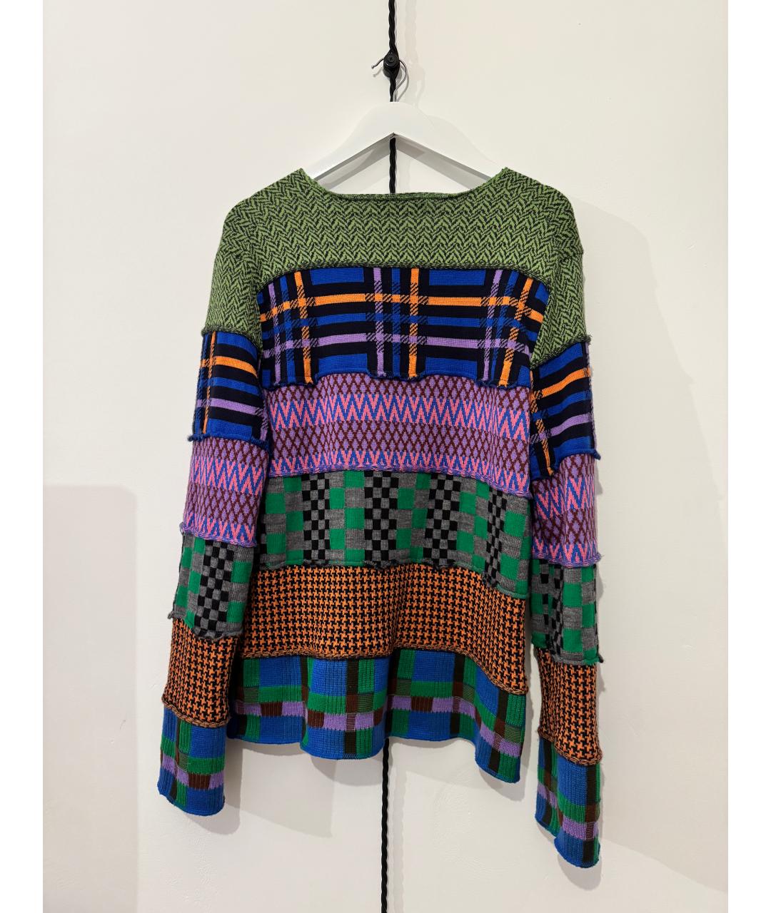 COMME DES GARÇONS Мульти шерстяной джемпер / свитер, фото 2