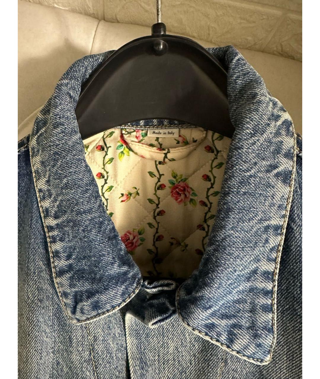 GUCCI Голубая куртка, фото 3