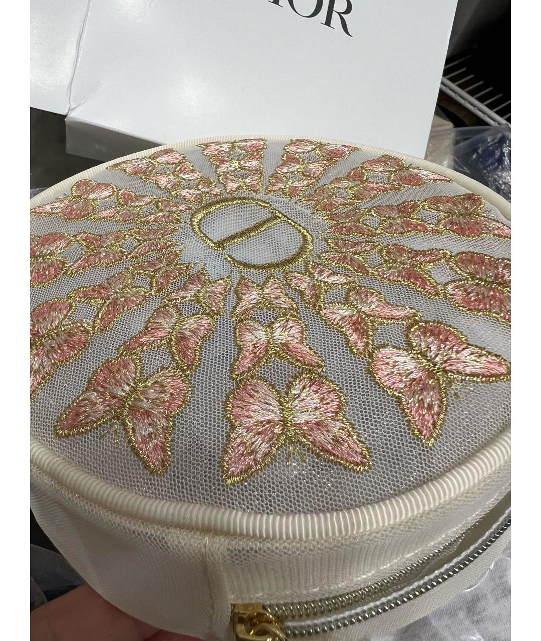 CHRISTIAN DIOR Бежевая косметичка, фото 3