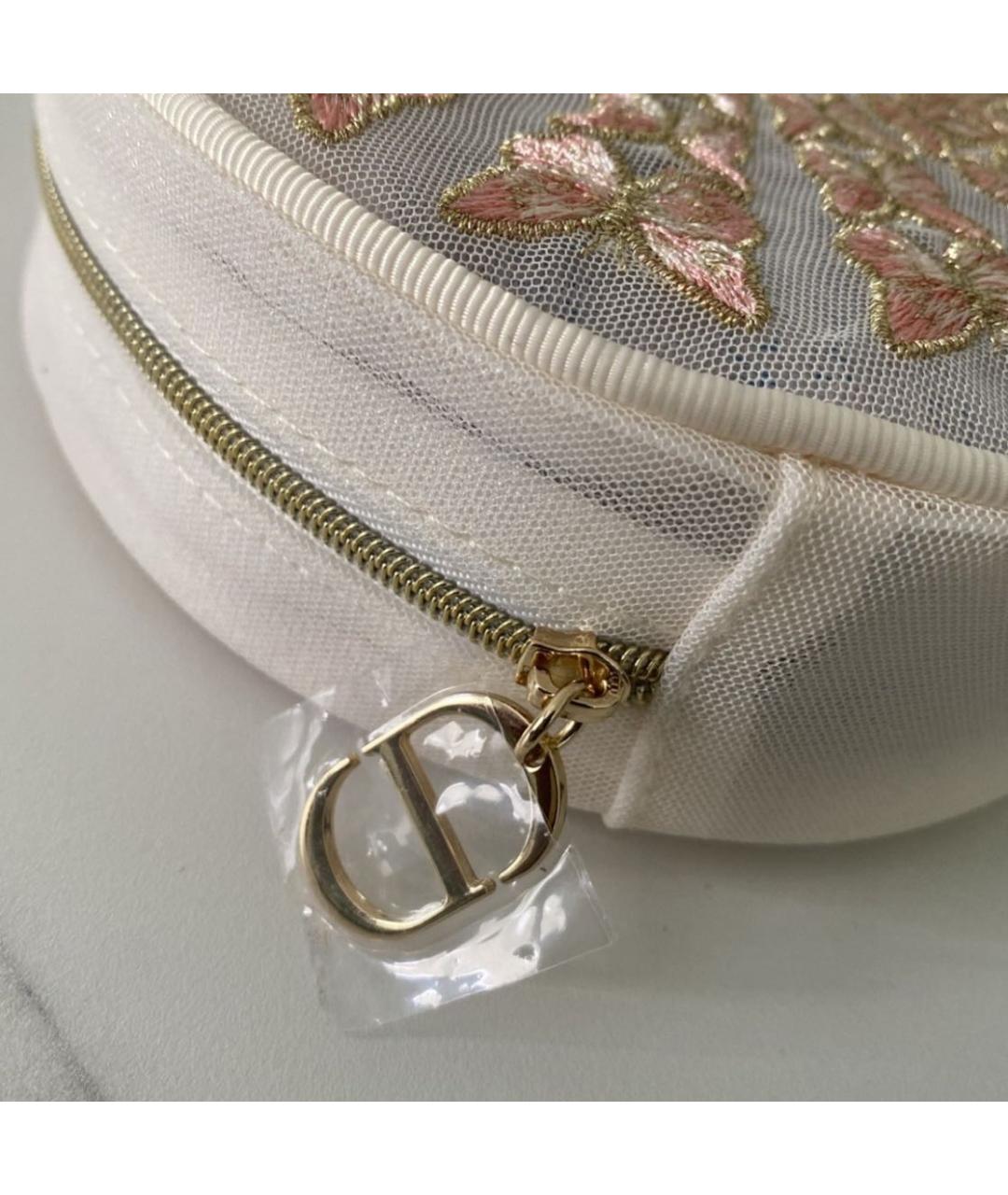 CHRISTIAN DIOR Бежевая косметичка, фото 4