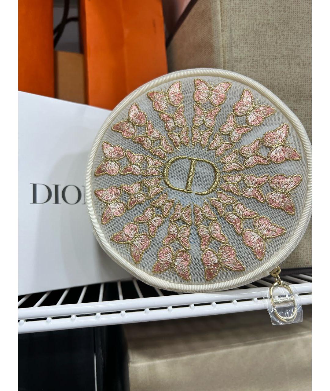 CHRISTIAN DIOR Бежевая косметичка, фото 8