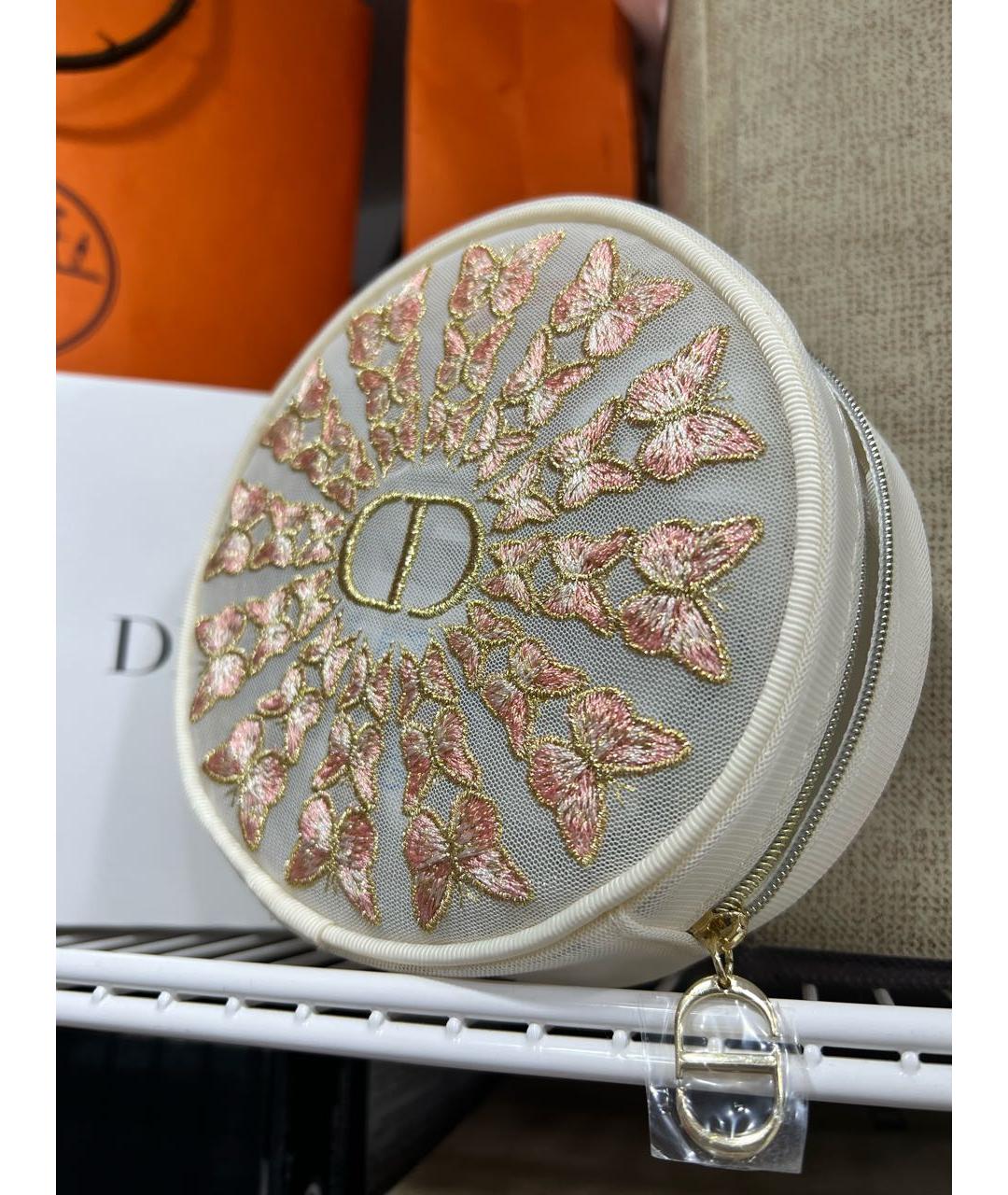 CHRISTIAN DIOR Бежевая косметичка, фото 6