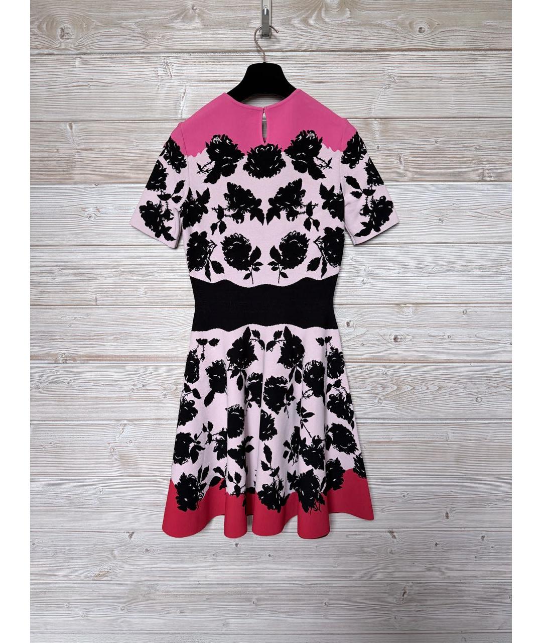 ALEXANDER MCQUEEN Мульти вискозное платье, фото 2