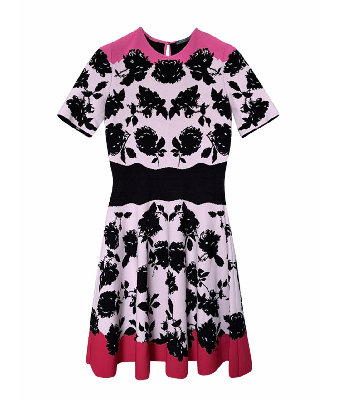 ALEXANDER MCQUEEN Мульти вискозное платье, фото 1