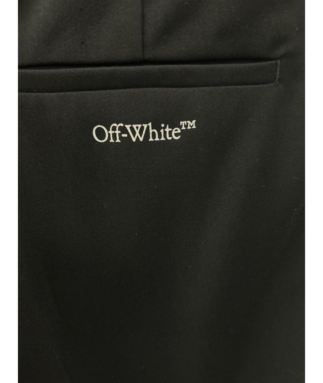 OFF-WHITE Черные вискозные шорты, фото 4