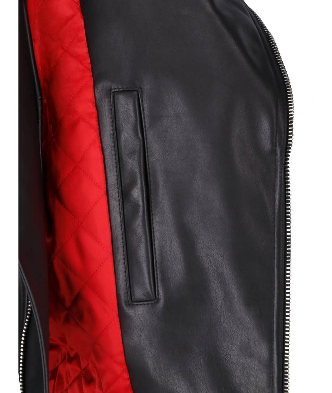 GIVENCHY Черная кожаная куртка, фото 5