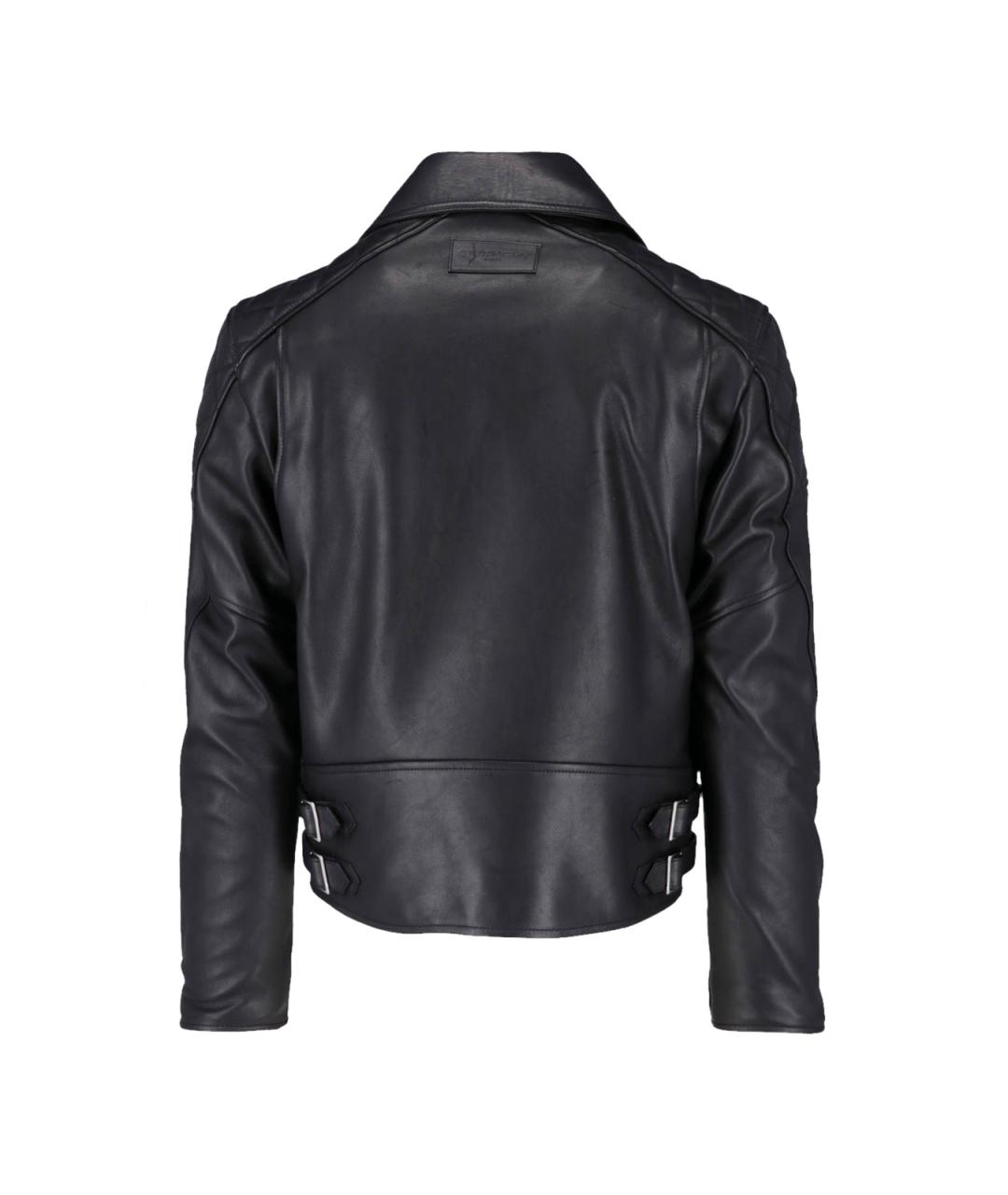 GIVENCHY Черная кожаная куртка, фото 2