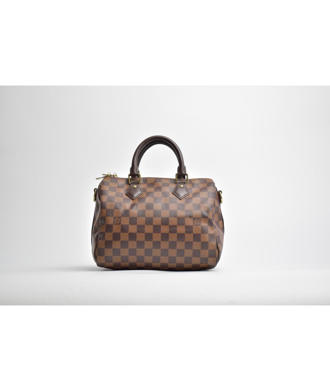 LOUIS VUITTON Коричневая сумка с короткими ручками, фото 3