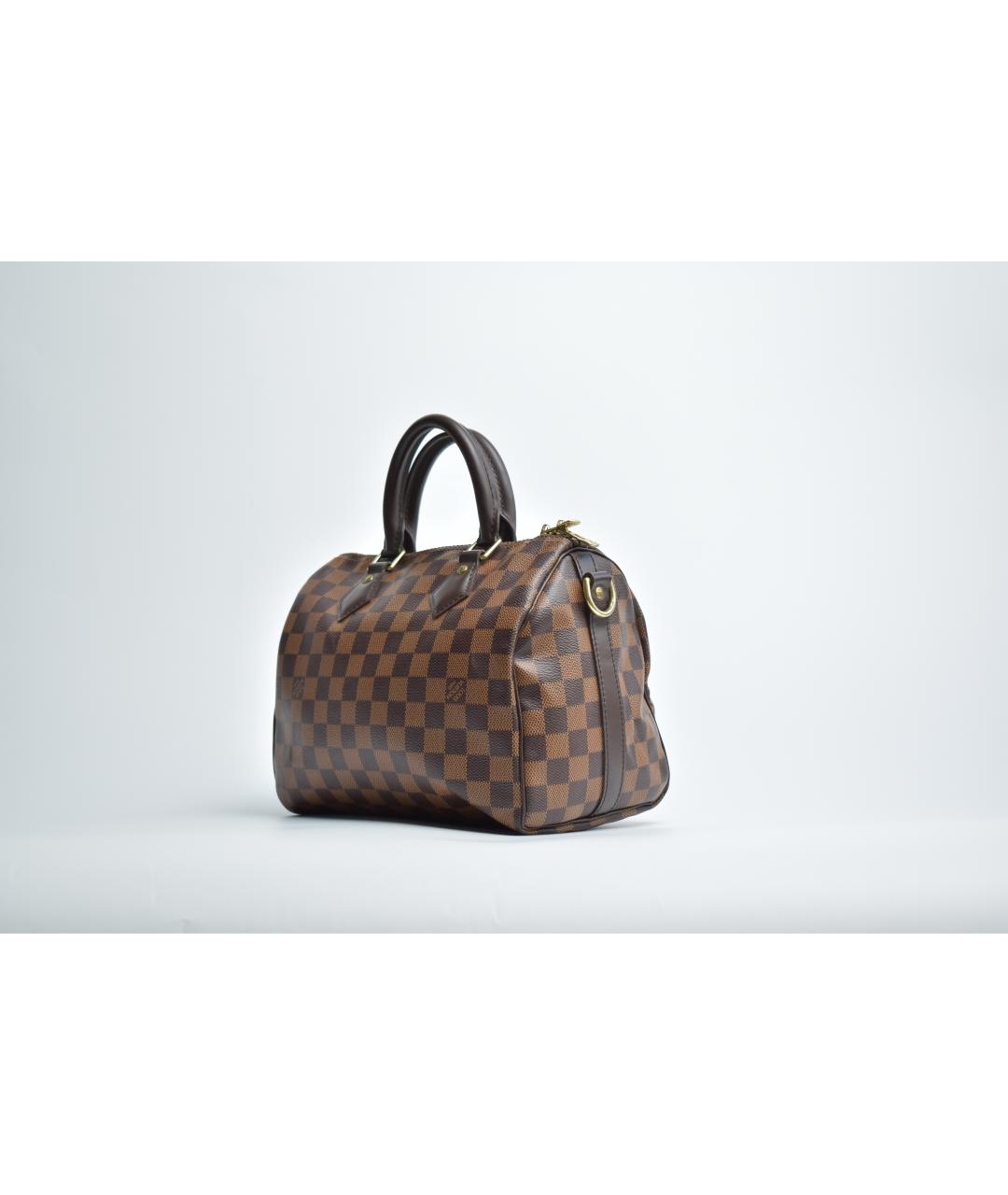 LOUIS VUITTON Коричневая сумка с короткими ручками, фото 2