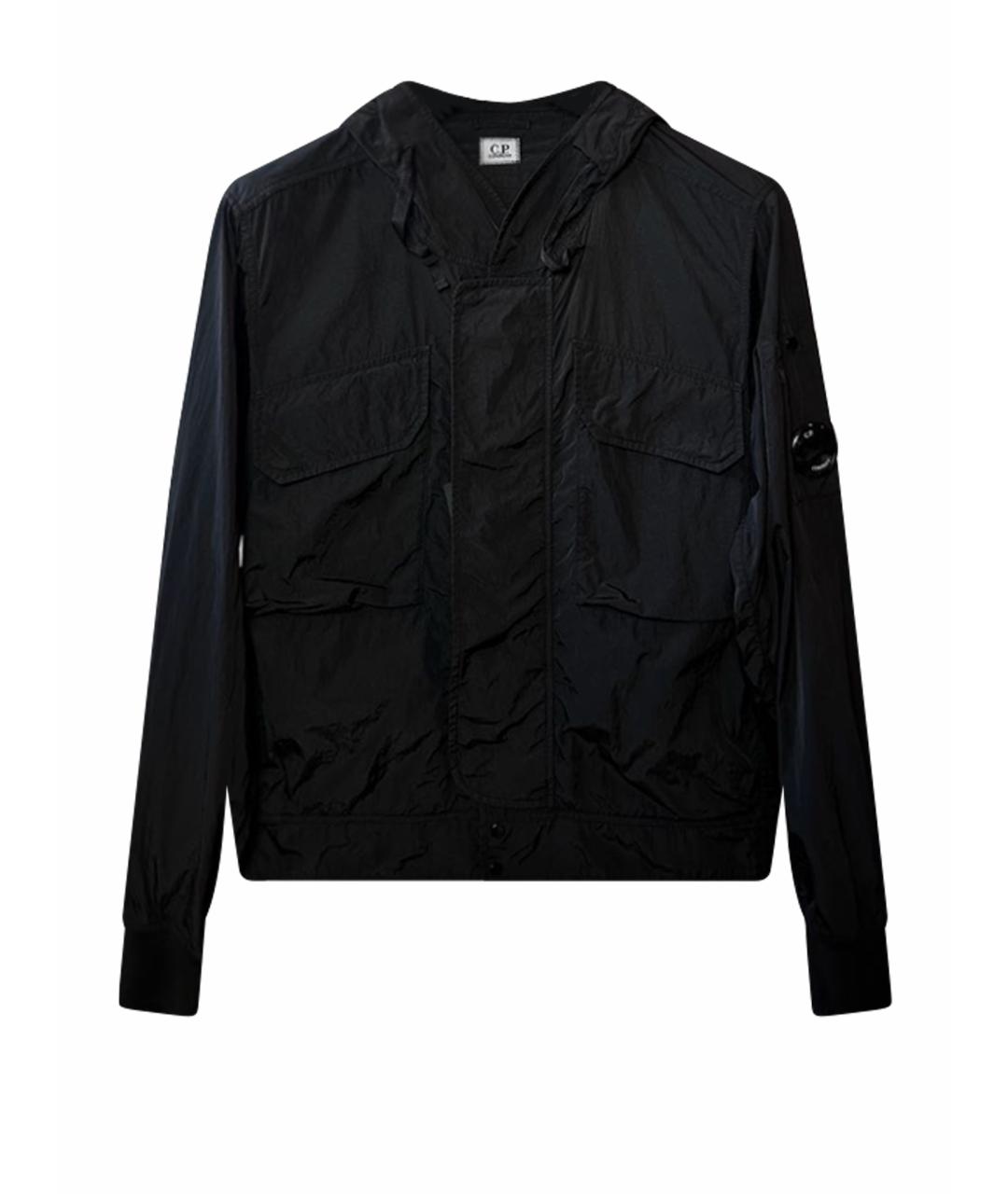 CP COMPANY Черная полиэстеровая куртка, фото 1