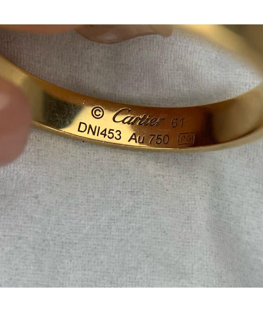 CARTIER Золотое кольцо из розового золота, фото 6