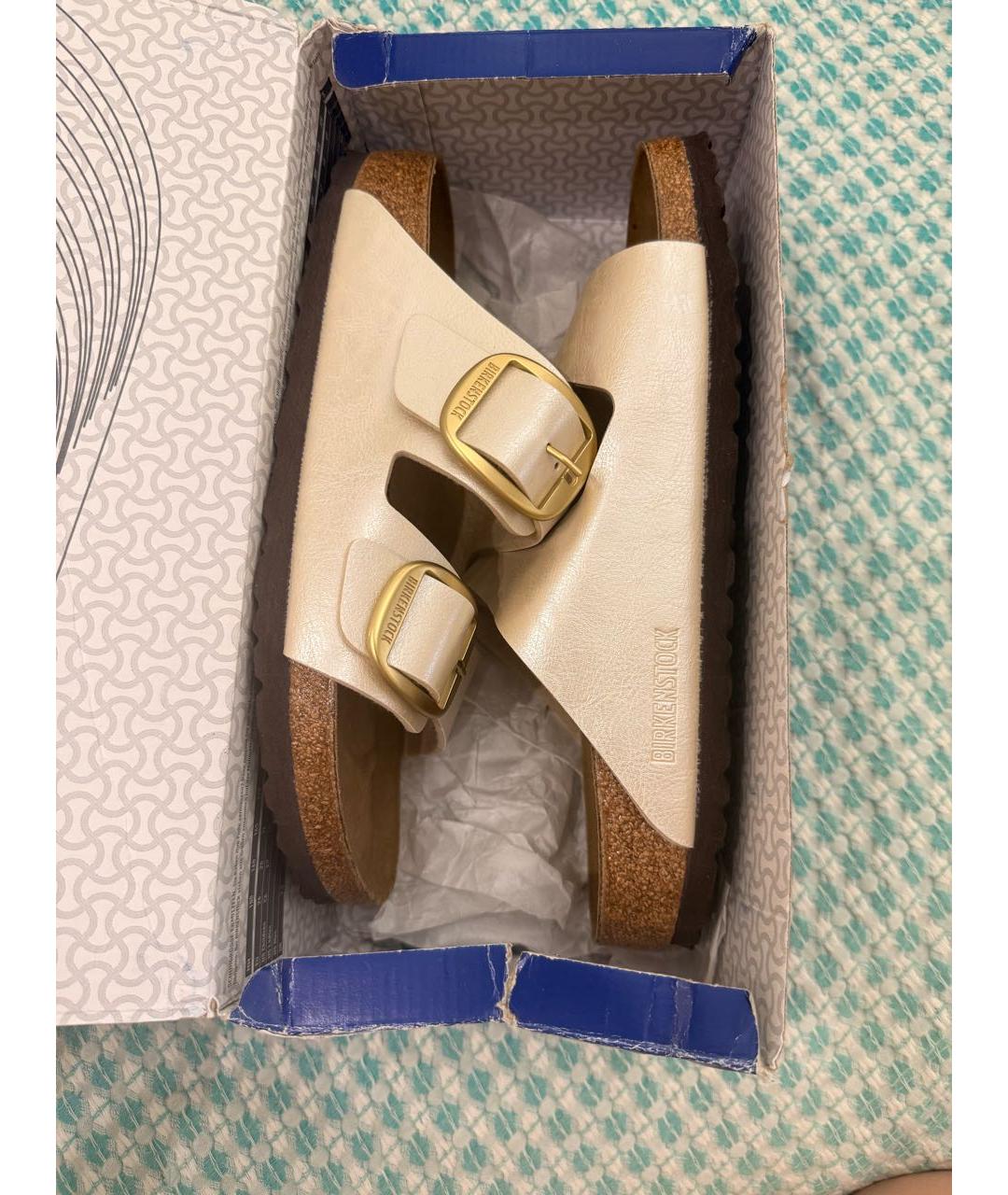 BIRKENSTOCK Бежевые сандалии, фото 6