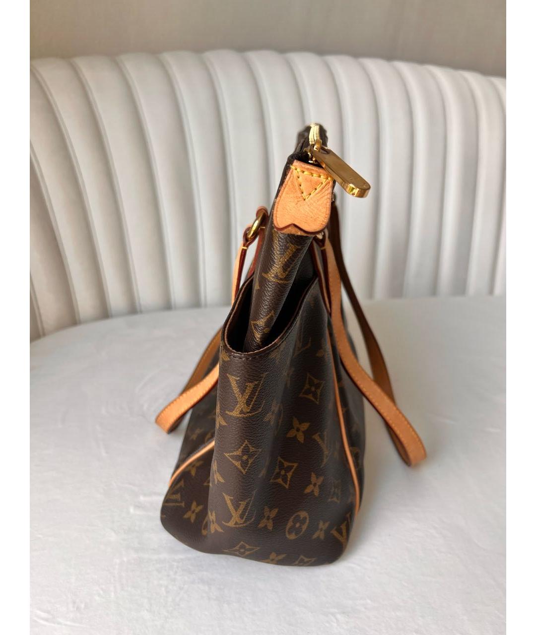 LOUIS VUITTON Коричневая сумка тоут, фото 3
