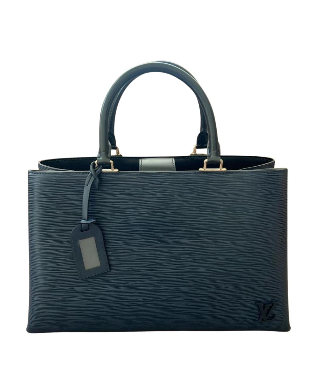 LOUIS VUITTON Темно-синяя кожаная сумка через плечо, фото 1
