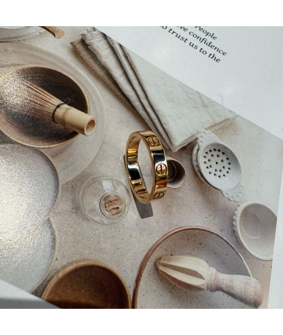 CARTIER Золотое кольцо из розового золота, фото 5