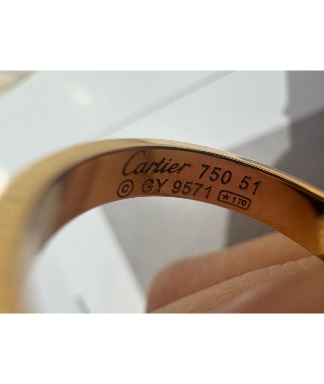 CARTIER Золотое кольцо из розового золота, фото 3